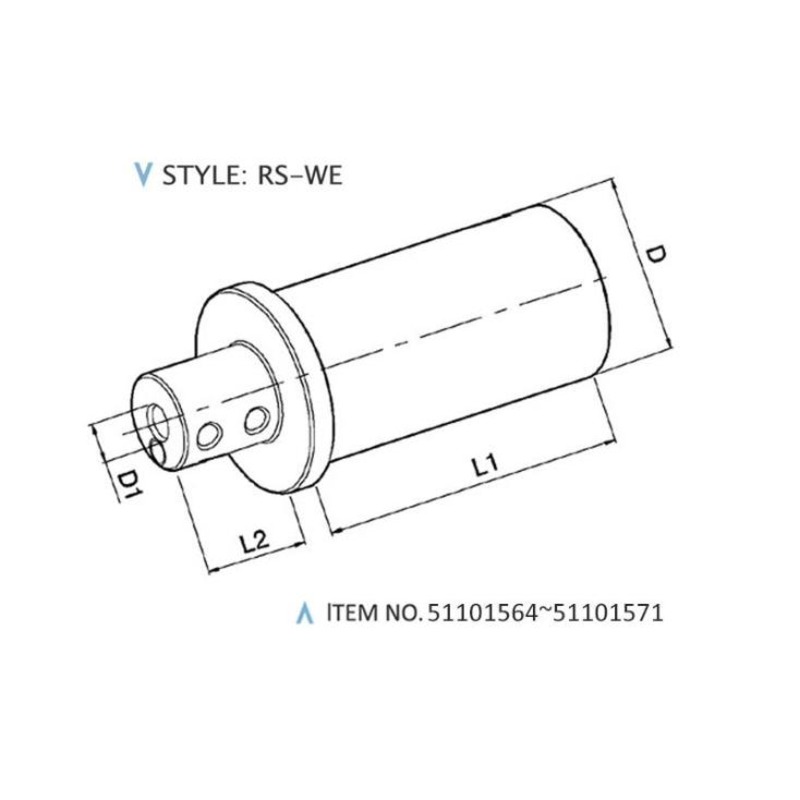 أكمام تصغير (النمط: RS-WE)