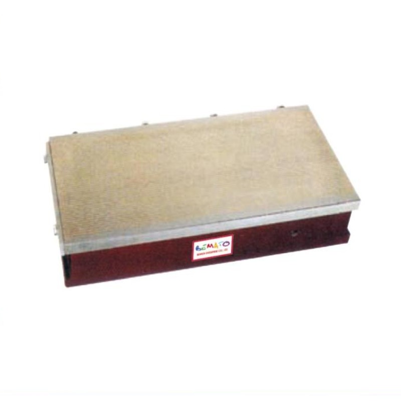 RECTANGULAR ELECTRO-MAGNETIC CHUCKS-LONGITUDINAL POLE SPACING