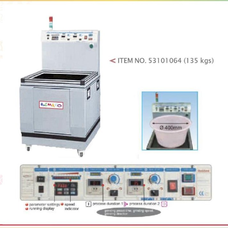 MAGNETIC DE-BURRING & POLISHING MACHINE