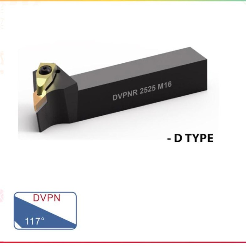 เครื่องมือกลึงภายนอก (DVPN 117° - ชนิด D)