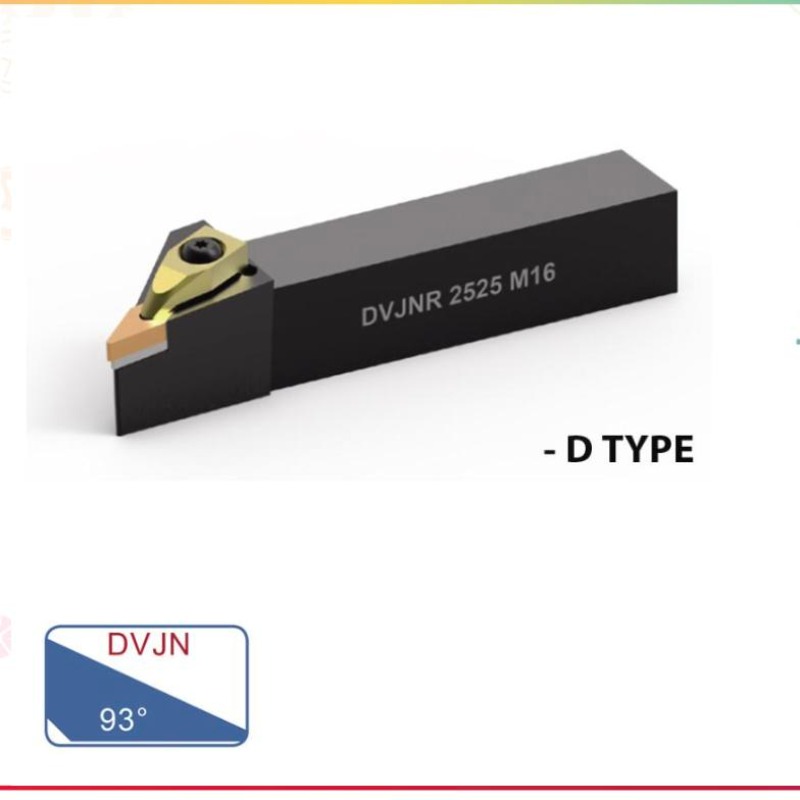 เครื่องมือกลึงภายนอก (DVJN 93° - ชนิด D)