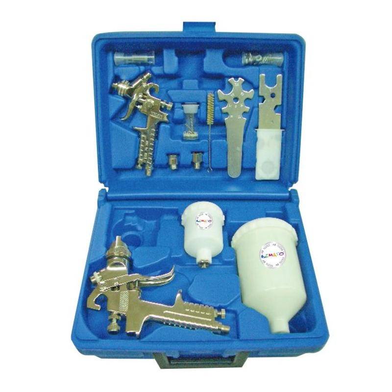 KIT DE PISTOLA PULVERIZADORA DE AIRE DE ALIMENTACIÓN POR GRAVEDAD