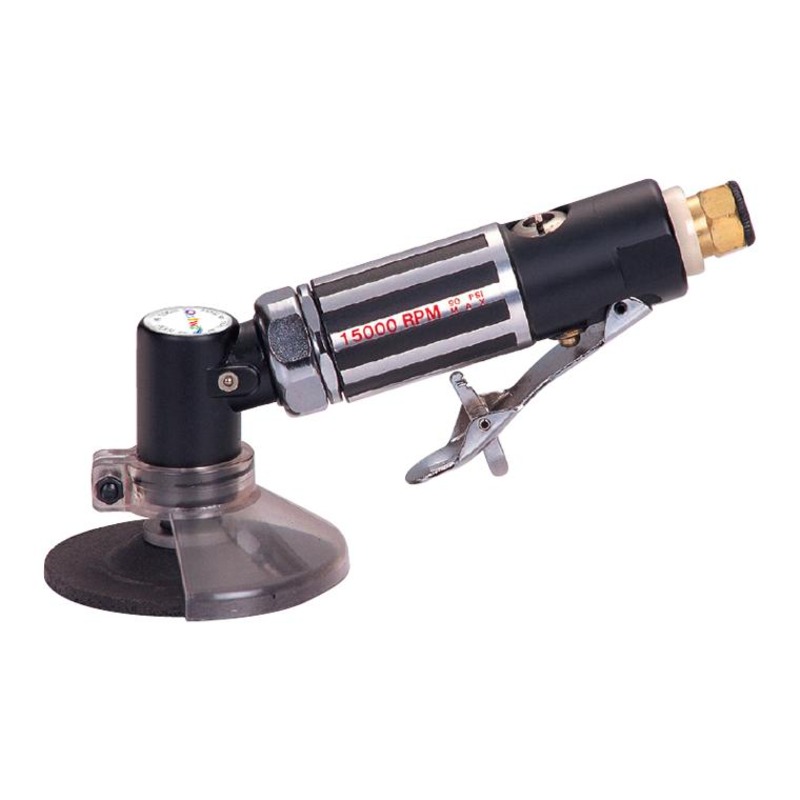 Esmerilhadeira angular pneumática de 3" e 105°