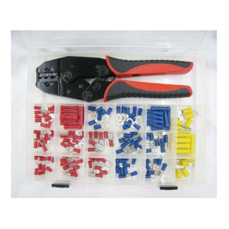 151ピース ラチェット式圧着工具キット