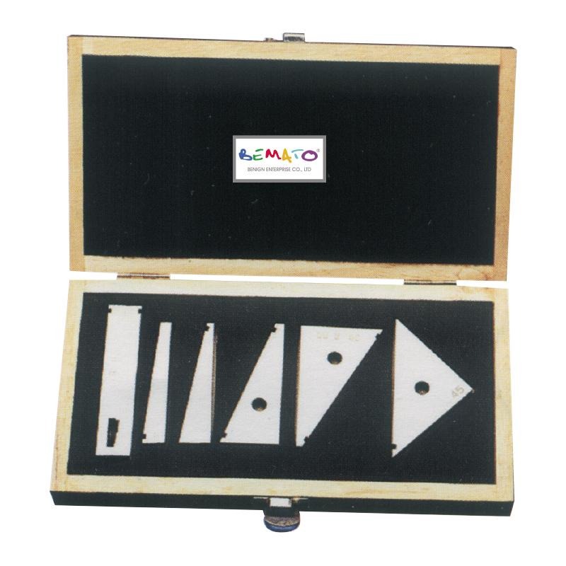 Mikrometrischer Tangentenstab und Winkelmessblock-Set