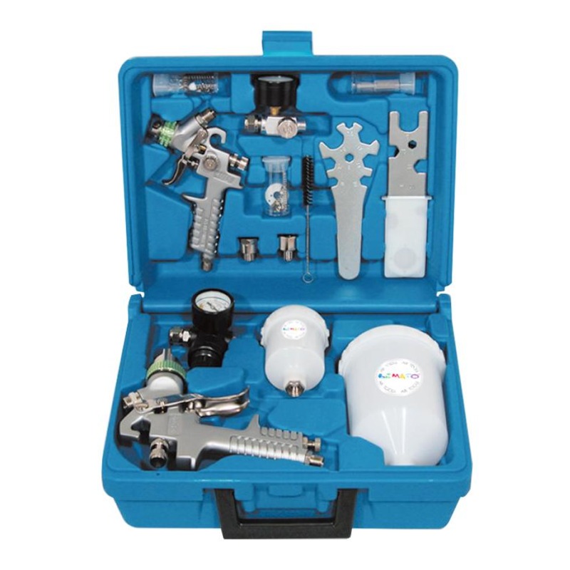 KIT DE PISTOLA PULVERIZADORA DE AIRE DE ALIMENTACIÓN POR GRAVEDAD