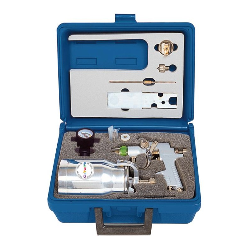KIT DE PISTOLA PULVERIZADORA DE AIRE CON ALIMENTACIÓN POR SIFÓN