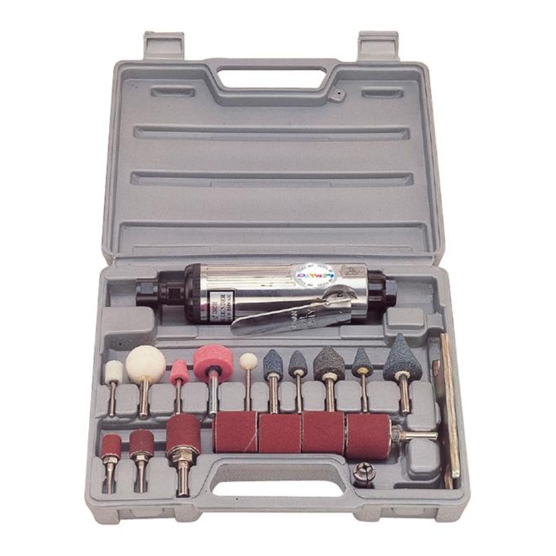 Kit de retificadora pneumática de 1/4" (36 peças)