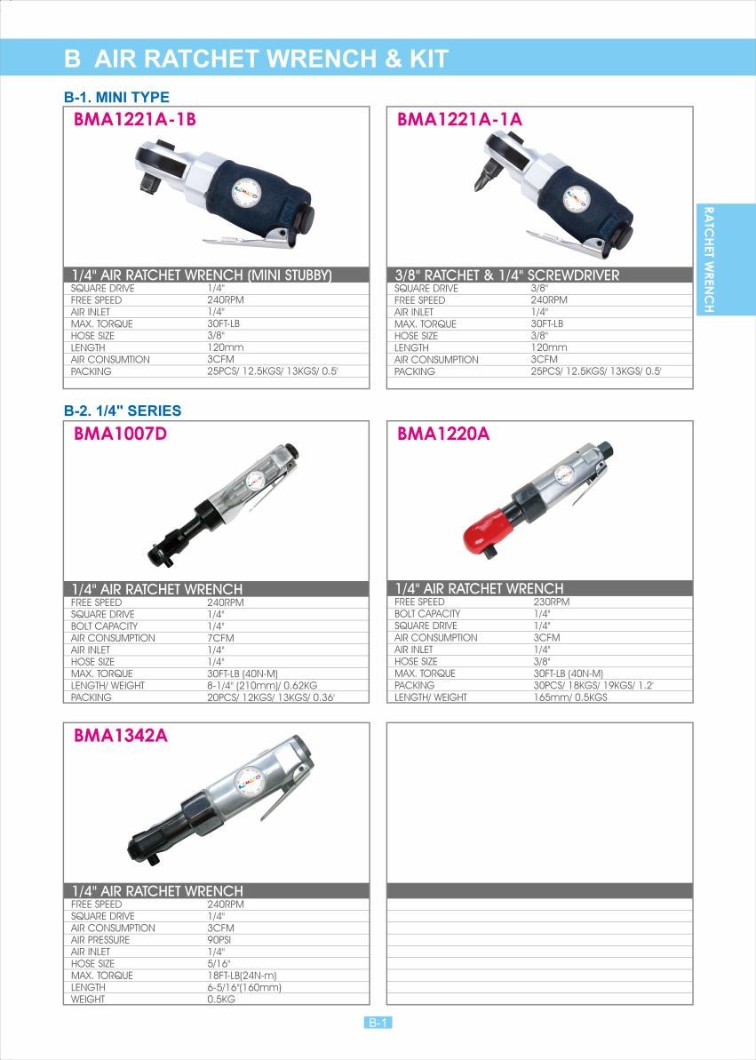 B-AIR RATCHET WRENCH & KIT
