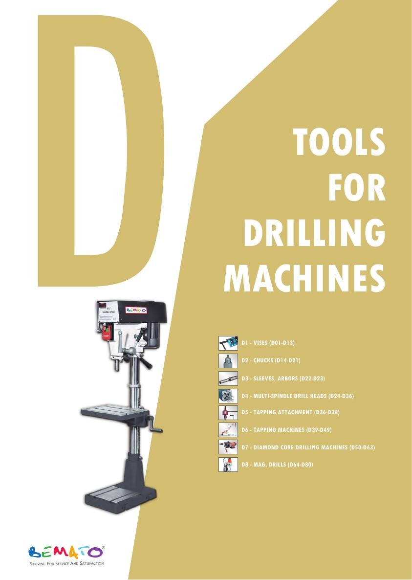 5. D-TOOLS FOR DRILLING MACHINES